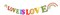 Love is Love Gay Pride LGBT Rainbow Party Banner for Bisexuality, Transgender and Gay Lesbian Pride, Bars Decoration LGBT Rainbow Decoration LGBT Party Pride Month Decoration Pre-assembled
